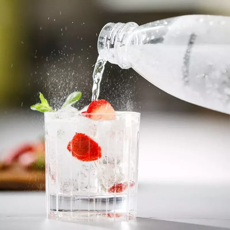 Máquina de gaseificar SodaStream ART Black Steel 1L Carbonator 60L