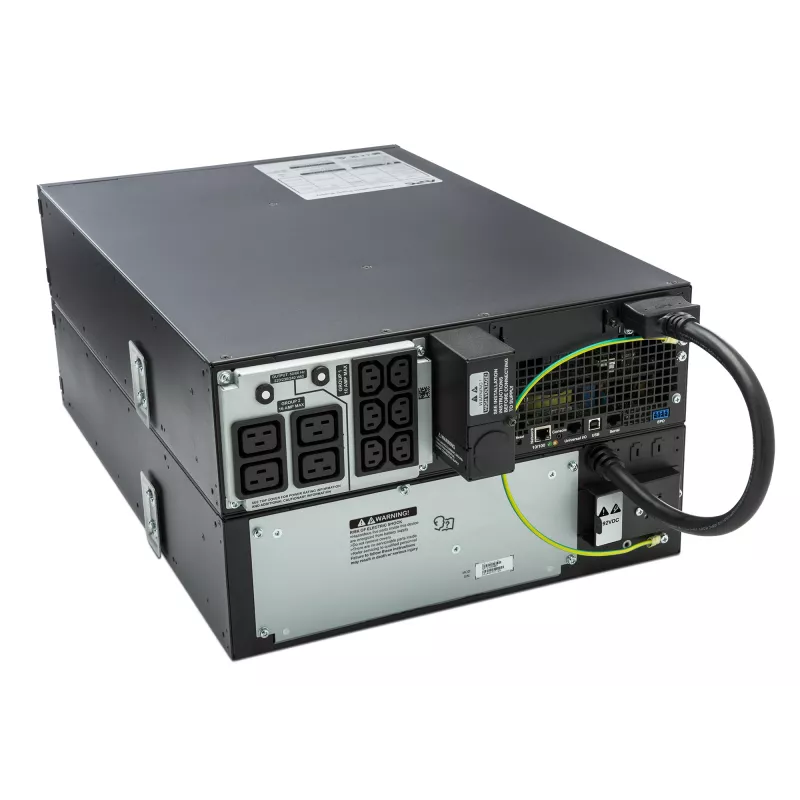 UPS APC Smart-UPS On-Line SRT5KRMXLI - 5000VA, 6x C13, 4x saída C19, montagem em rack, NMC integrada