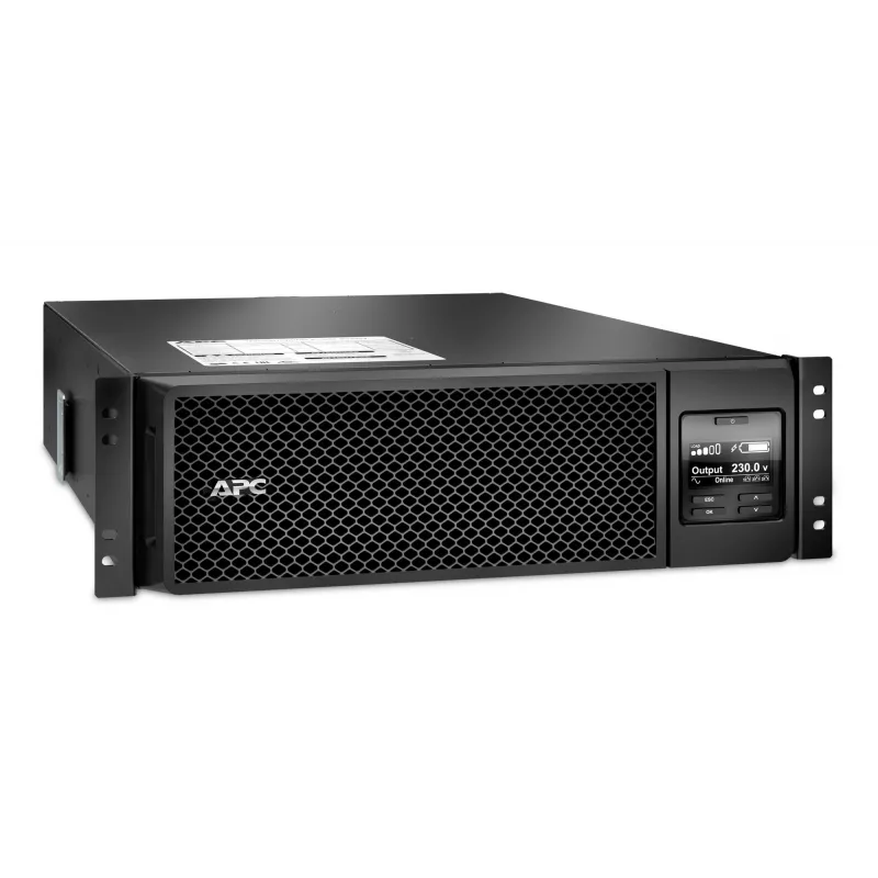 UPS APC Smart-UPS On-Line SRT5KRMXLI - 5000VA, 6x C13, 4x saída C19, montagem em rack, NMC integrada