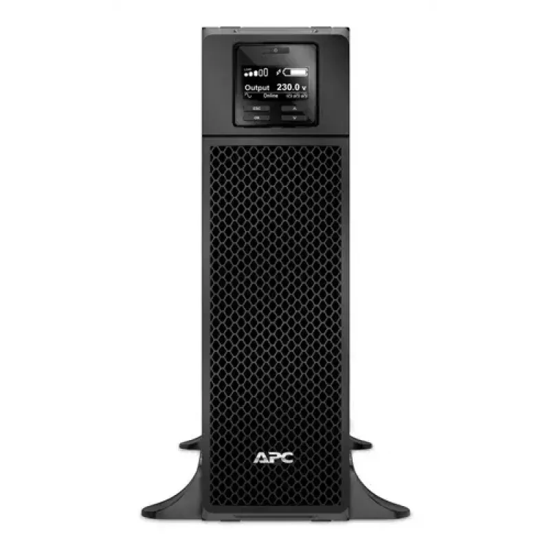 UPS APC Smart-UPS On-Line, 5kVA, torre, 230V, 6x C13+4x saídas IEC C19, placa de rede+SmartSlot, autonomia extensível, sem kit de calhas
