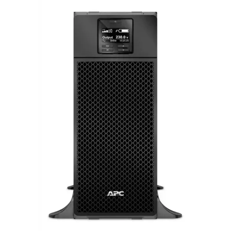 UPS APC Smart-UPS On-Line, 6kVA/6kW, torre, 230V, 6x C13+4x saídas IEC C19, placa de rede+SmartSlot, autonomia extensível, sem kit de calhas