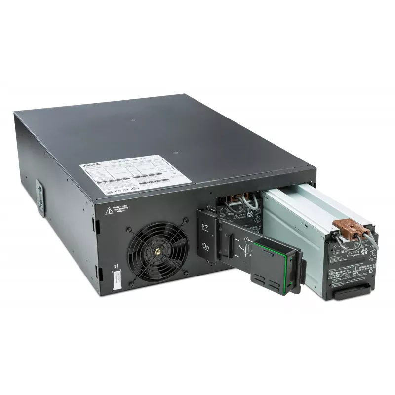 UPS APC Smart-UPS On-Line SRT6KRMXLI - 6kW/VA, 6x C13 + 4x C19 + saída monofásica com ligação fixa, montagem em rack, NMC integrada