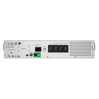 UPS APC Smart-UPS C, Line Interactive, 1000VA, montagem em rack 2U, 230V, 4x saídas IEC C13, porta SmartConnect, comunicação USB e série, AVR, LCD gráfico