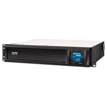 UPS APC Smart-UPS C, Line Interactive, 1500VA, montagem em rack 2U, 230V, 4x tomadas IEC C13, porta SmartConnect, comunicação USB e série, AVR, LCD gráfico