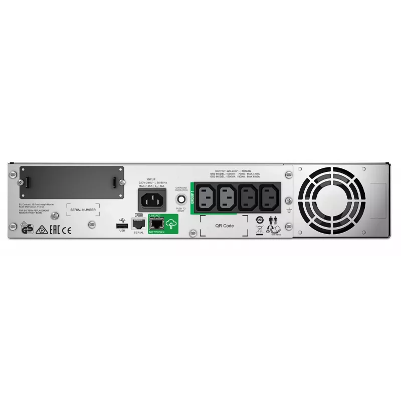 UPS APC Smart-UPS SMT1500RMI2UC - 4x C13, USB, montagem em rack 2U, SmartConnect, 1500VA
