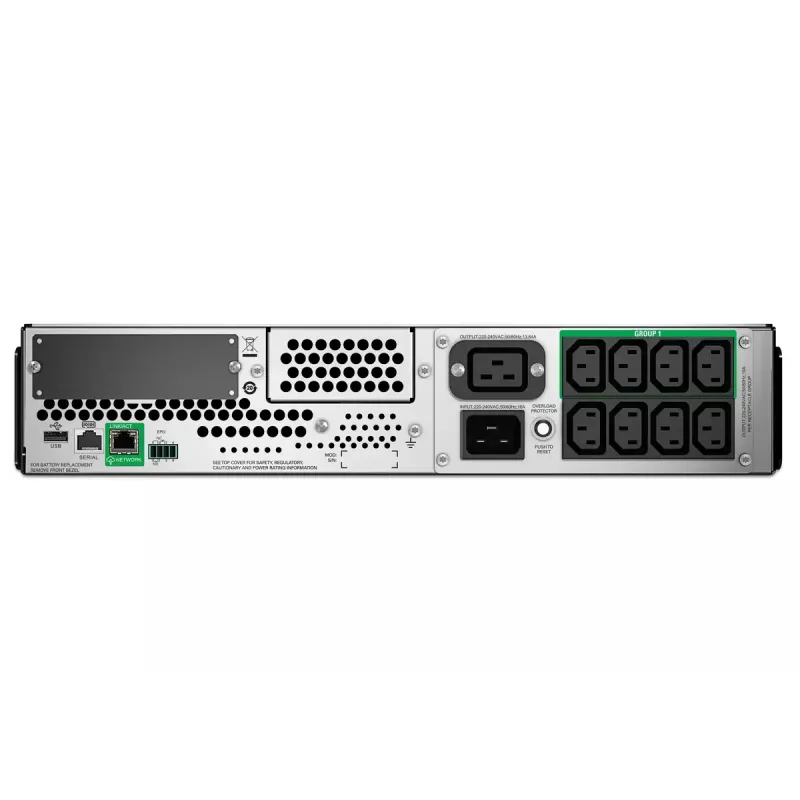 UPS APC Smart-UPS SMT2200RMI2UC - 8x C13, 1x C19, USB, montagem em rack 2U, SmartConnect, 2200VA