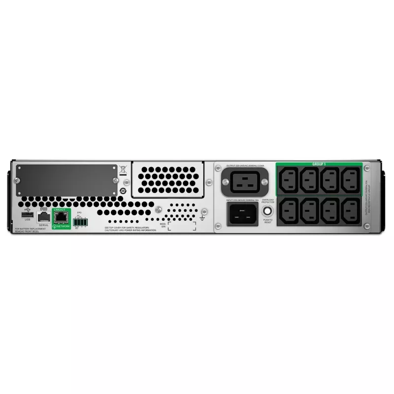 UPS APC Smart-UPS SMT3000RMI2UC - 8x C13, 1x C19, USB, montagem em rack 2U, SmartConnect, 3000VA