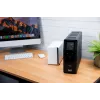 UPS APC Back-UPS Pro, 1200VA/720W, torre, 230V, 8x tomadas IEC C13, onda sinusoidal, AVR, ligações USB Type-A + C, LCD, bateria substituível pelo utilizador