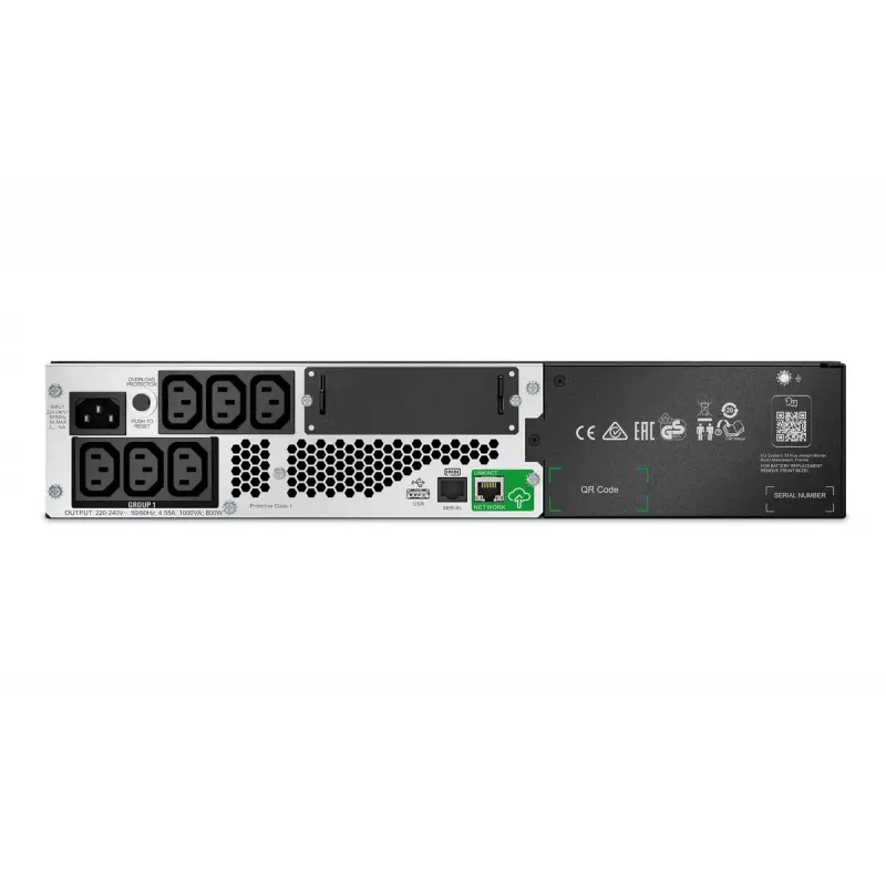 UPS APC Smart-UPS Li-ion SMTL1000RMI2UC - 6x C13, profundidade reduzida, montagem em rack 2U, SmartConnect, 1000 VA
