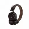 Auscultadores supra-auriculares Bluetooth Marshall Major V, Bluetooth 5.3, 100 h de bateria, 3,5 mm, 32 Ω, castanho