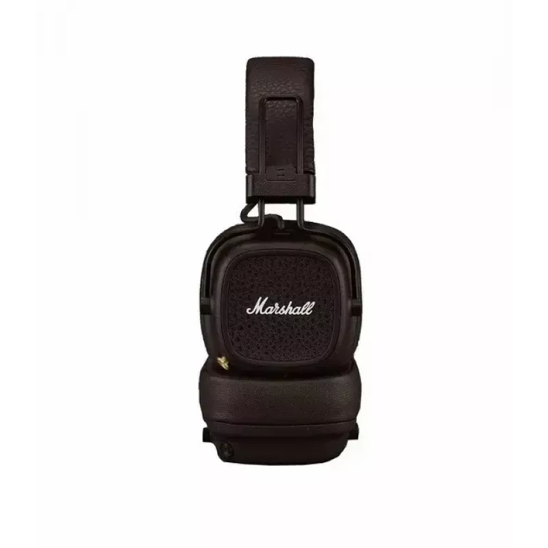 Auscultadores supra-auriculares Bluetooth Marshall Major V, Bluetooth 5.3, 100 h de bateria, 3,5 mm, 32 Ω, castanho