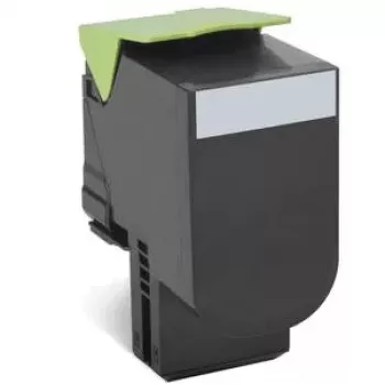 Cartucho de toner Lexmark 80C2XKE 1000 páginas preto