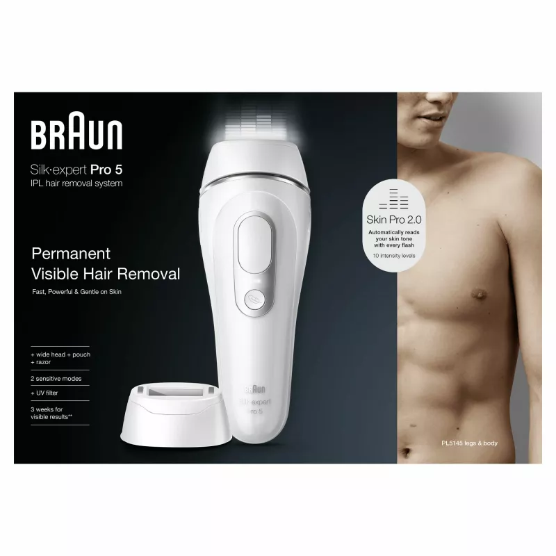 Epilador Braun Silk-expert Pro PL5145 IPL branco