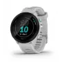 Smartwatch GARMIN Forerunner 55 — 42 mm relógio desportivo redondo, GPS/GLONASS/Galileo, 14 dias de bateria, 5 ATM, bracelete de silicone branco