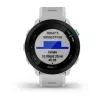 Smartwatch GARMIN Forerunner 55 — 42 mm relógio desportivo redondo, GPS/GLONASS/Galileo, 14 dias de bateria, 5 ATM, bracelete de silicone branco