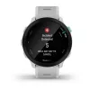 Smartwatch GARMIN Forerunner 55 — 42 mm relógio desportivo redondo, GPS/GLONASS/Galileo, 14 dias de bateria, 5 ATM, bracelete de silicone branco