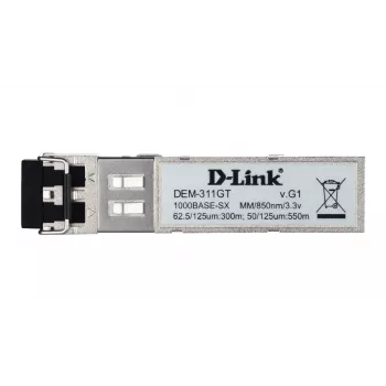 D-Link Mini-GBIC SFP 1 porta para 1000BaseSX, 550 m para todos