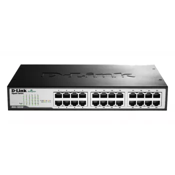 Switch Unmanaged D-Link DGS-1024D, 24 portas RJ-45, 48 Gbit/s