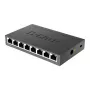 D-Link DGS-108 não gerido L2 Gigabit Ethernet (10/100/1000) preto
