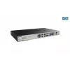 Switch D-Link 24 portas Desktop Gigabit Unmanaged PoE com 2 portas combo 100/1000Mbps