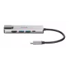 Hub USB-C 5-em-1 D-Link com HDMI/Ethernet e Power Delivery