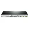 D-Link DXS-1210-12TC/E Switch de rede Managed L2 10G Ethernet (100/1000/10000) 1U preto, prateado