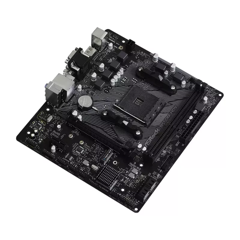 Placa-mãe ASRock B550M-HDV AMD B550 Socket AM4 micro ATX