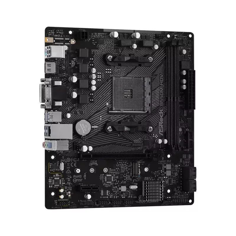 Placa-mãe ASRock B550M-HDV AMD B550 Socket AM4 micro ATX