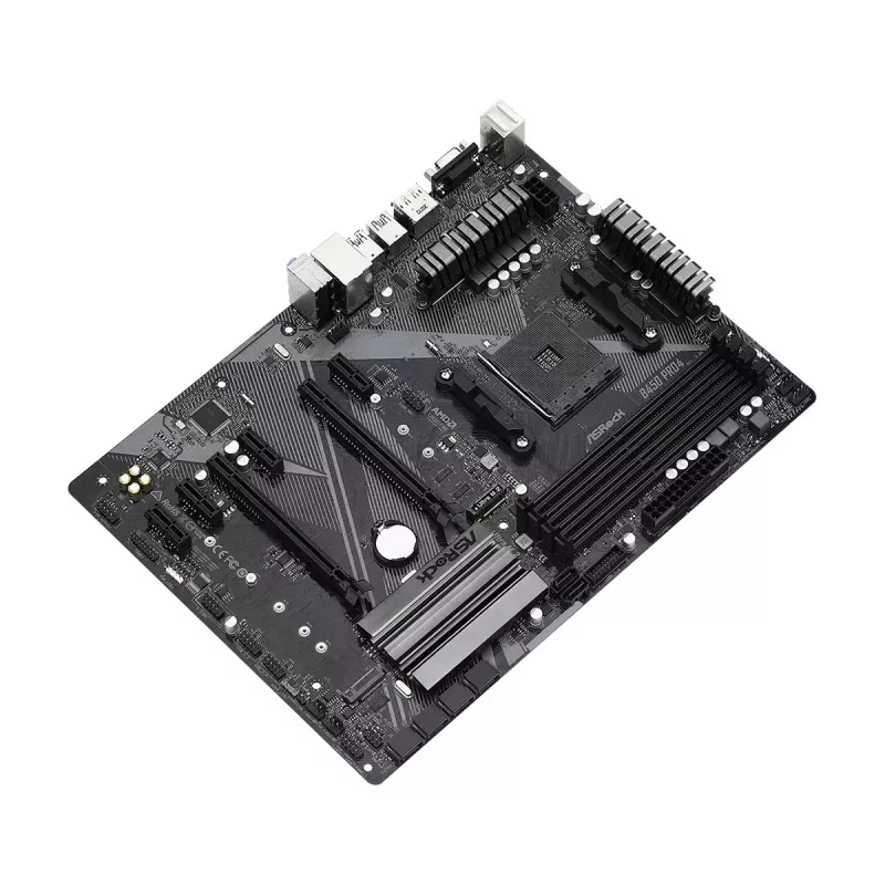 Placa-mãe ASRock B450 PRO4 R2.0 AMD B450 Socket AM4 ATX