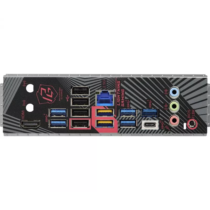 Placa-mãe ASRock B650 PG Lightning AM5 AMD B650 USB 3.2 SATA 3 7.1ch HD Audio ATX
