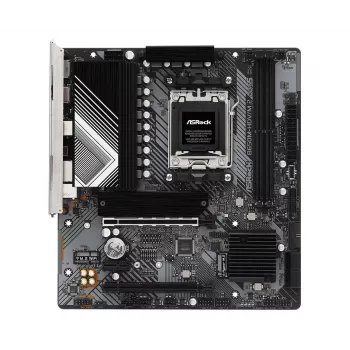 Placa-mãe ASRock B650M-HDV/M.2 micro ATX — AMD B650, Socket AM5, DDR5, 2 slots de memória, 64 GB, M.2 & SATA III