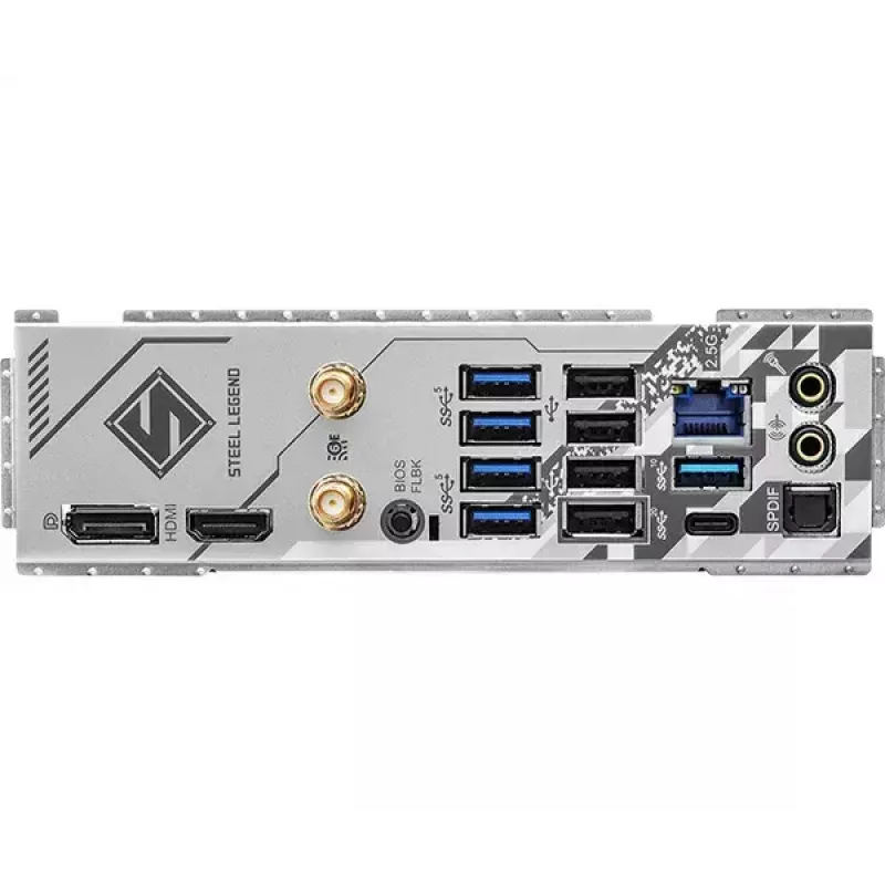 Placa-mãe ASRock B650 Steel Legend WiFi — AMD B650, socket AM5, ATX, DDR5, 4x DIMM, 192 GB, Wi‑Fi 6E, 2,5 Gb LAN