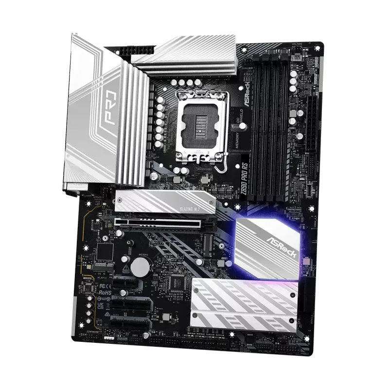 Placa-mãe ASRock Z890 Pro RS — Intel Z890, LGA 1851, ATX, 4x slots DDR5, PCIe Gen5 x16, 2.5Gb LAN, Thunderbolt 4