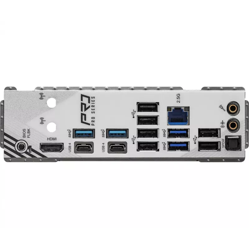Placa-mãe ASRock X870 PRO RS ATX para AMD Socket AM5, DDR5, 4x DIMM, 256GB, PCIe Gen5 M.2, 2.5Gb LAN
