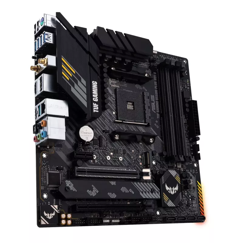 Placa-mãe ASUS TUF GAMING B550M-PLUS WIFI II AMD B550 Socket AM4 micro ATX