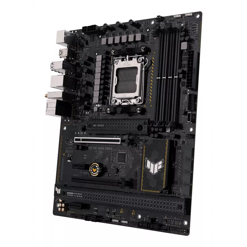 Placa-mãe ASUS TUF GAMING B650-PLUS WIFI — AMD B650, socket AM5, ATX, DDR5, 4 DIMM, Wi‑Fi 6, 2.5Gb LAN, 3x M.2