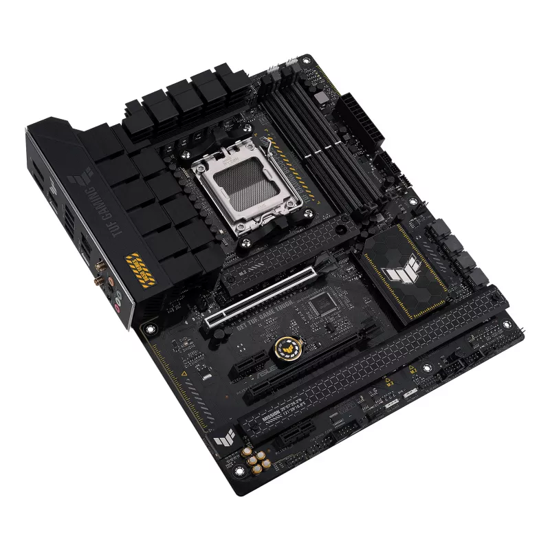 Placa-mãe ASUS TUF GAMING B650-PLUS WIFI — AMD B650, socket AM5, ATX, DDR5, 4 DIMM, Wi‑Fi 6, 2.5Gb LAN, 3x M.2