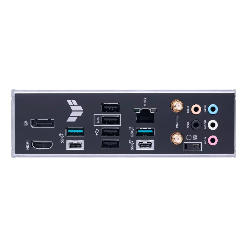 Placa-mãe ASUS TUF GAMING B650-PLUS WIFI — AMD B650, socket AM5, ATX, DDR5, 4 DIMM, Wi‑Fi 6, 2.5Gb LAN, 3x M.2