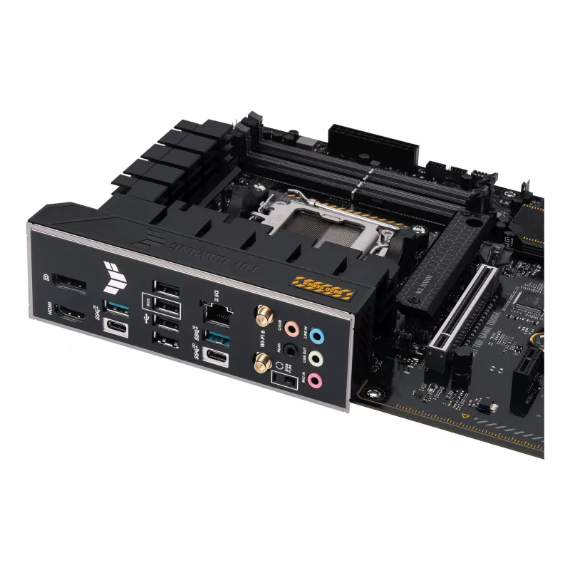 Placa-mãe ASUS TUF GAMING B650-PLUS WIFI — AMD B650, socket AM5, ATX, DDR5, 4 DIMM, Wi‑Fi 6, 2.5Gb LAN, 3x M.2