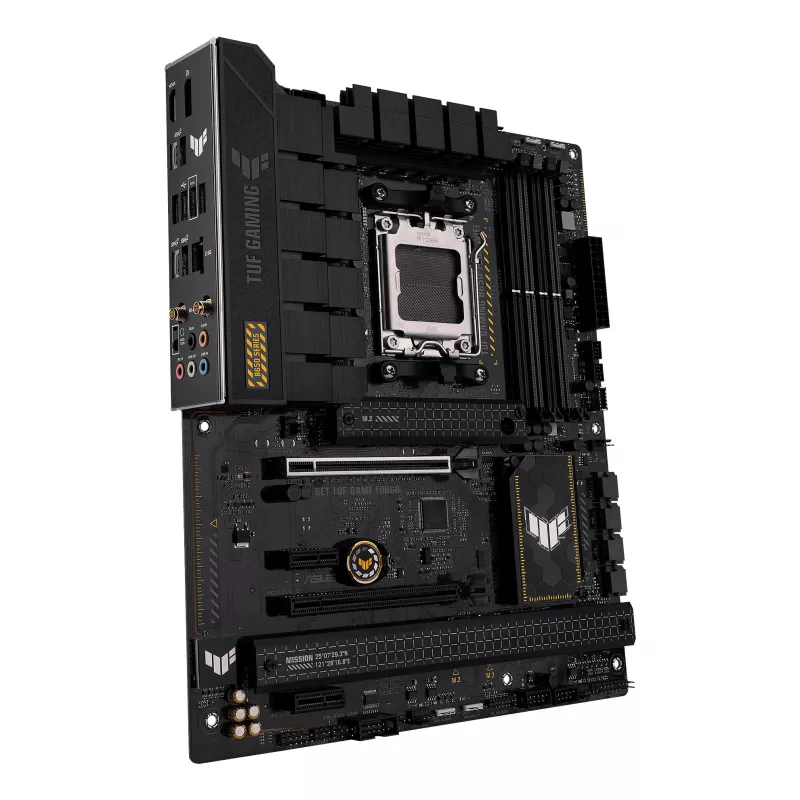 Placa-mãe ASUS TUF GAMING B650-PLUS WIFI — AMD B650, socket AM5, ATX, DDR5, 4 DIMM, Wi‑Fi 6, 2.5Gb LAN, 3x M.2