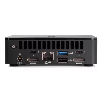 Mini PC Barebone ASUS NUC 12 Pro Slim Kit RNUC12WSKI700002I — Intel Core i7-1260P, suporta 64 GB DDR4, 2x M.2 SSD, Wi-Fi 6E, Thunderbolt 4