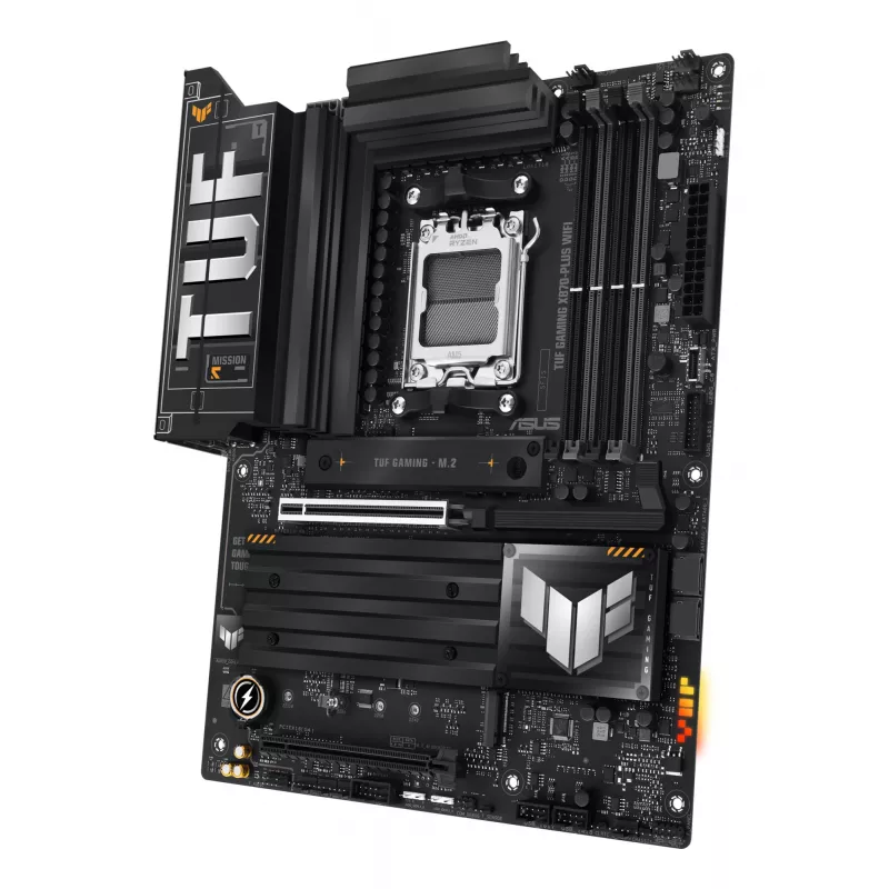 Motherboard ASUS TUF GAMING X870-PLUS WIFI — AMD X870, Socket AM5, ATX, DDR5, 4 DIMM, Wi-Fi 7, Bluetooth 5.4