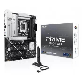 Motherboard ASUS PRIME Z890-P WIFI Intel Z890 LGA 1851 ATX, DDR5, 4x DIMM, 4x M.2, Wi-Fi 7, 2.5Gb LAN