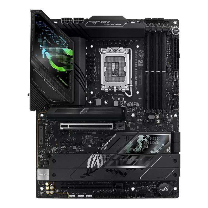 Motherboard ASUS ROG STRIX Z890-F GAMING WIFI — Intel Z890, LGA 1851, ATX, DDR5, 4x DIMM, 192GB, Wi-Fi 7, Bluetooth 5.4