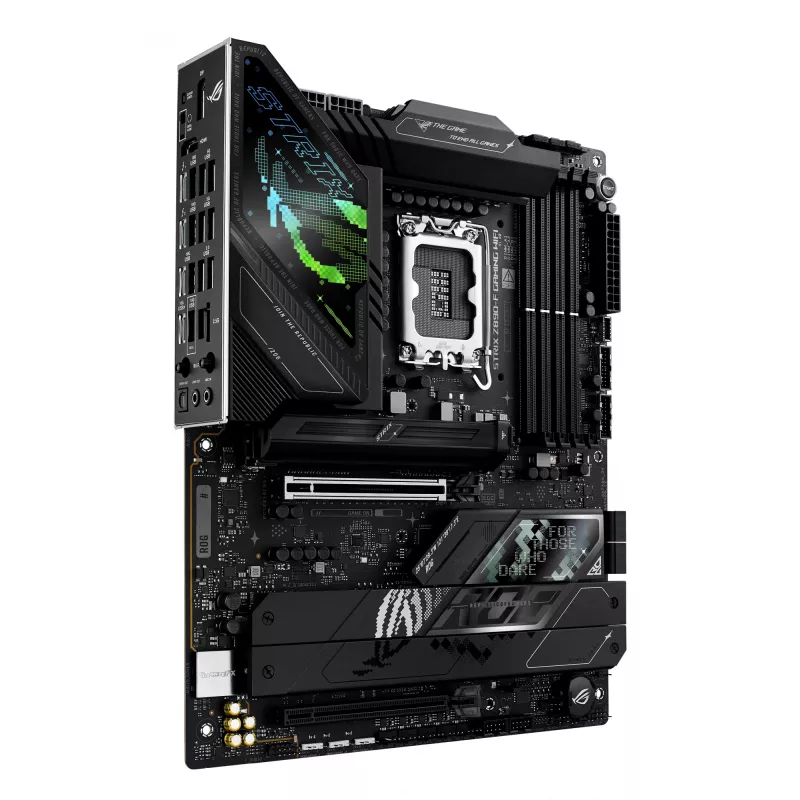 Motherboard ASUS ROG STRIX Z890-F GAMING WIFI — Intel Z890, LGA 1851, ATX, DDR5, 4x DIMM, 192GB, Wi-Fi 7, Bluetooth 5.4