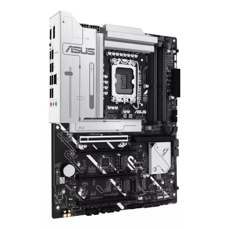 Motherboard ASUS PRIME Z890-P — Intel Z890, LGA 1851, ATX, DDR5, 4x DIMM, 192GB, 4x M.2, LAN 2,5Gb, HDMI 2.1, 1x USB-C