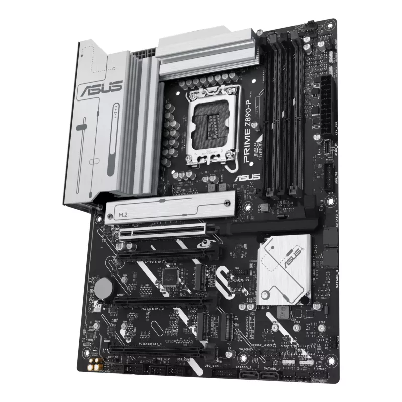 Motherboard ASUS PRIME Z890-P — Intel Z890, LGA 1851, ATX, DDR5, 4x DIMM, 192GB, 4x M.2, LAN 2,5Gb, HDMI 2.1, 1x USB-C