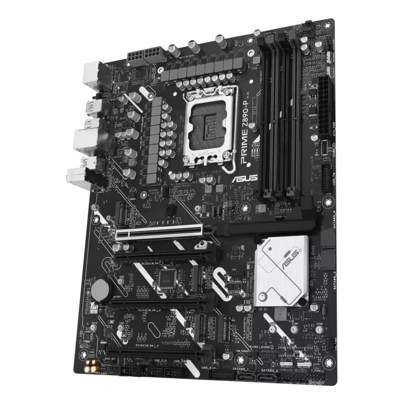 Motherboard ASUS PRIME Z890-P — Intel Z890, LGA 1851, ATX, DDR5, 4x DIMM, 192GB, 4x M.2, LAN 2,5Gb, HDMI 2.1, 1x USB-C