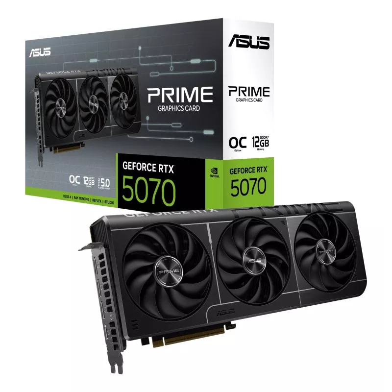 Placa gráfica ASUS NVIDIA GeForce PRIME OC RTX5070 12GB GDDR7