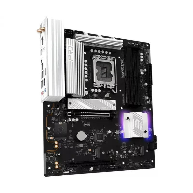 Motherboard ASRock B860 Pro RS WiFi Intel B860 LGA1851 ATX, 4x slots DDR5, 256GB, Wi-Fi 6E, 2.5GbE